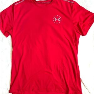 Under armor red Tshirt nwot